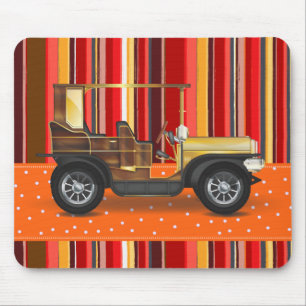 Vintage Automobile Mouse Pad