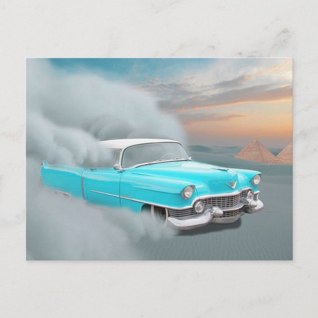 Vintage Automobile Postcard (Front)
