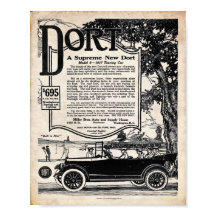 Vintage Automobile Sign - Dort Motor Car 1916