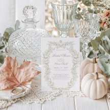 Vintage Autumn Botanical Oak & Pumpkin Wedding