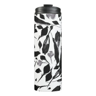 Vintage Autumn Leaves, Seamless Background. Thermal Tumbler