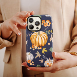 Vintage Autumn Pumpkin iPhone Case