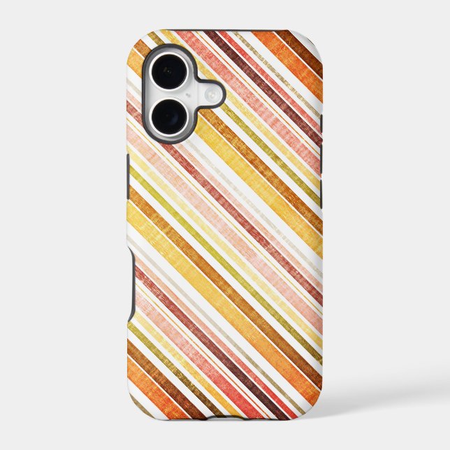 Vintage Autumn Stripes Pattern (Back)