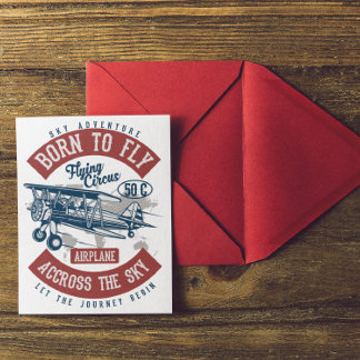 Vintage Aviation Aeroplane Colour Postcard
