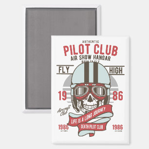 Vintage Aviation Club Logo Magnet