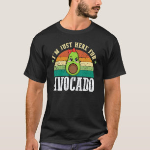 Vintage Avocado Vegan Vegeterian Nutritionist T-Shirt