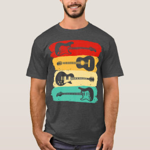 Vintage Awesome Guitar Musicians Player Musical Me T-Shirt