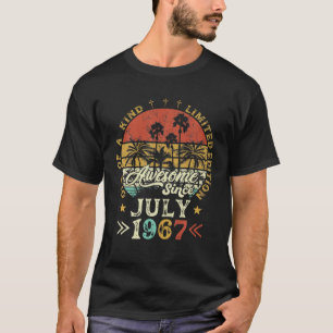 Vintage Awesome Since July 1967 Limited Edition Bd T-Shirt