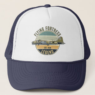 Vintage B-17 Flying Fortress Legend Trucker Hat