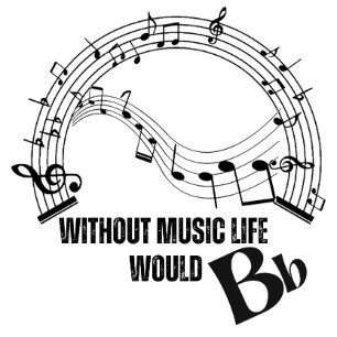 Vintage B Flat Music Teacher T-Shirt