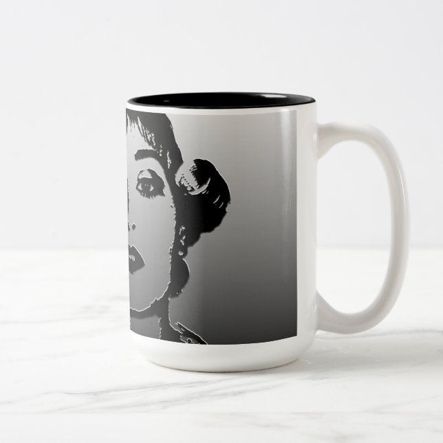 Vintage b&w Mug (Right)