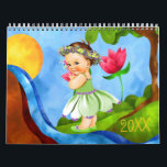 Vintage Baby Calendar<br><div class="desc">Vintage Baby 2017 Calendar.  One of a kind calendar.  This calendar has illustrations of vintage babies and children of diverse ethnicities including African American,  Hispanic and Caucasian.  Each baby is dressed in an appropriate Holiday costume and put against a beautiful,  artistic and some watercolor backgrounds.</div>