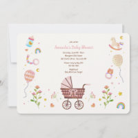 Vintage Baby Carriage Shower
