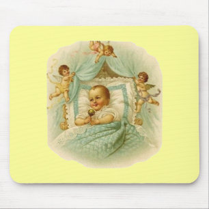 Vintage Baby & Cherubs Mouse Pad
