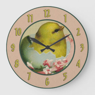 Vintage Baby Chick Wall Clock