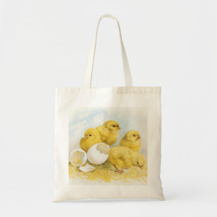 Vintage Baby Chickens Tote Bag