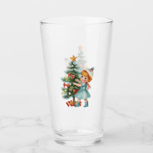 Vintage baby girl glass
