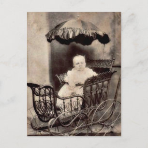 Vintage Baby Photograph Postcard