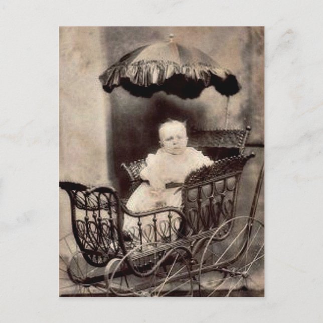 Vintage Baby Photograph Postcard (Front)