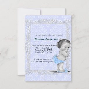 Vintage Baby Shower Invitation
