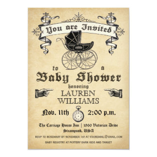 Vintage Baby Invitations 7