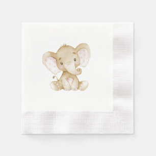 Vintage Baby Shower Paper Napkin