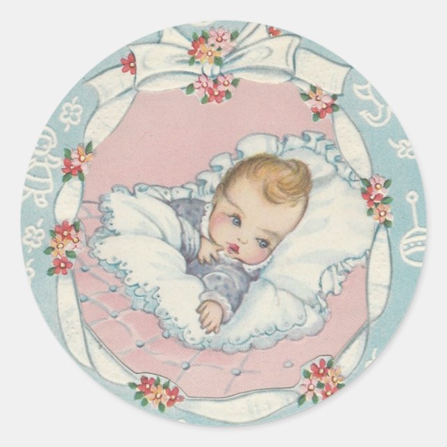 Vintage Baby Sticker (Front)