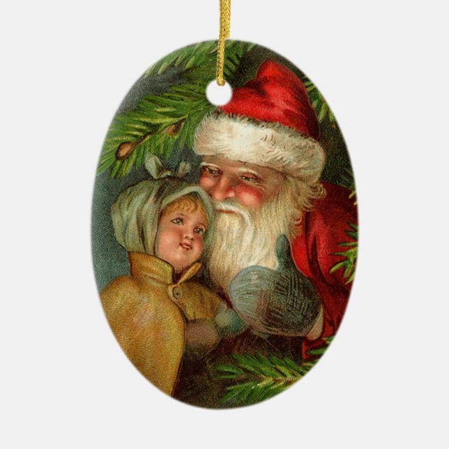 Vintage Baby's First Christmas ornament (Front)
