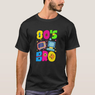 Vintage Back to The 80s Retro Boombox Roller Skate T-Shirt