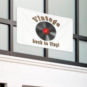Vintage - Back to Vinyl, the record is back Banner