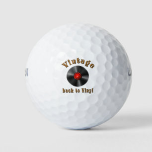 Vintage - Back to Vinyl, the record is back Golf Balls