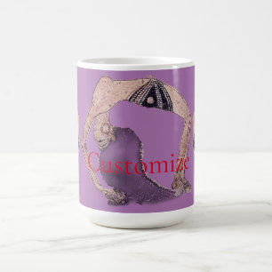 Vintage Backbend Yoga Pose Thunder_Cove Coffee Mug