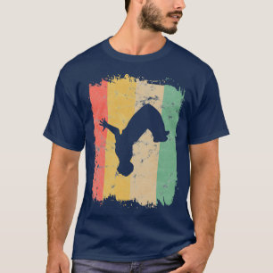 Vintage Backflip Parkour Freerunner Urban Retro T-Shirt