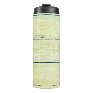 Vintage background from a wooden shabby plank. Ton Thermal Tumbler
