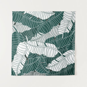 vintage background leaves pattern design illustrat tapestry