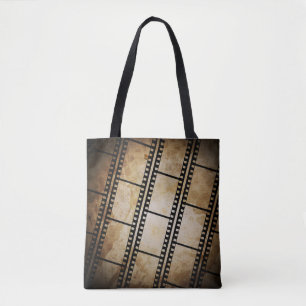 Vintage background with film framefilm, photo, abs tote bag