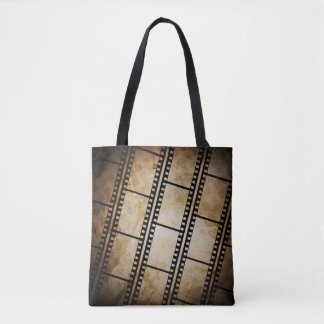 Vintage background with film framefilm, photo, abs tote bag