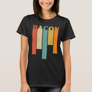 Vintage Bacon Enthusiast Barbecue Grilling Retro B T-Shirt