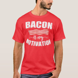Vintage Bacon Is My Motivation Ketogenic Diet Gift T-Shirt