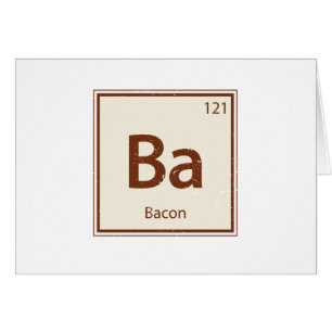 Vintage BACON Periodic Table