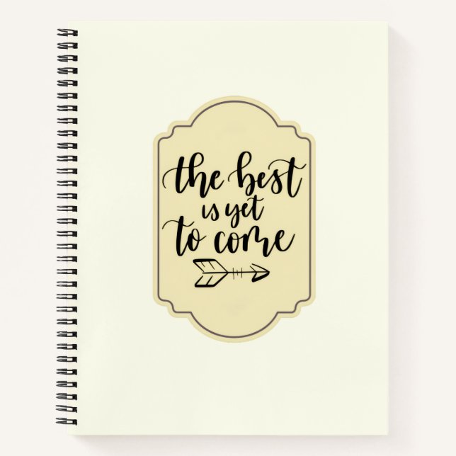 Vintage Badge Bold Notebook Journal  (Front)