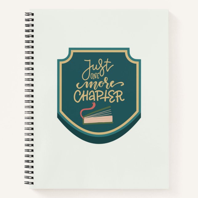 Vintage Badge Simple Notebook Journal  (Front)