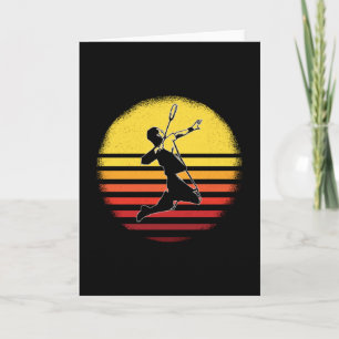 Vintage Badminton Card