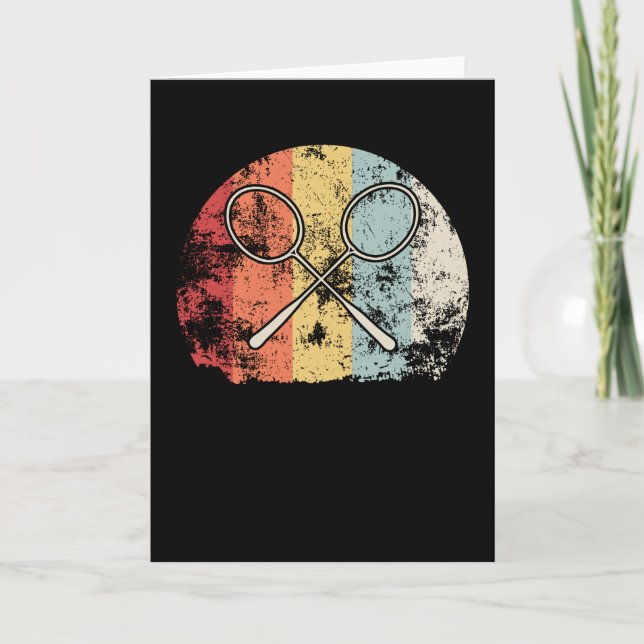 Vintage Badminton Card (Front)