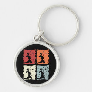 Vintage Badminton Key Ring
