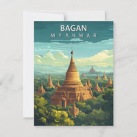 Vintage Bagan Myanmar Travel