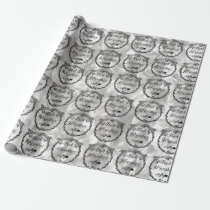 Vintage Bah Humbug Wrapping Paper