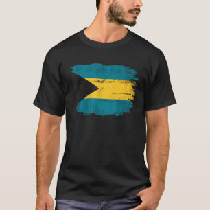 Vintage Bahamas Flag For Bahamian   T-Shirt