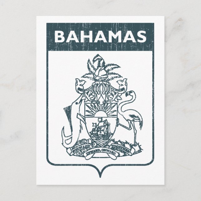 Vintage Bahamas Postcard (Front)