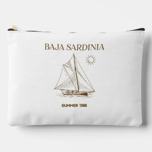 Vintage Baja Sardinia 1986 Sailing Luxury Pouch